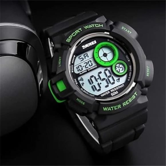 Mens Military Multifunction Digital LED Watch Electronic Waterproof Alarm Quartz - Picture 2 of 6